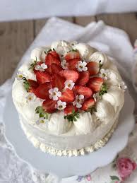 tarta fresas con nata