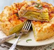 pastel de calabaza salado