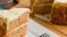torta de zanahoria con nueces